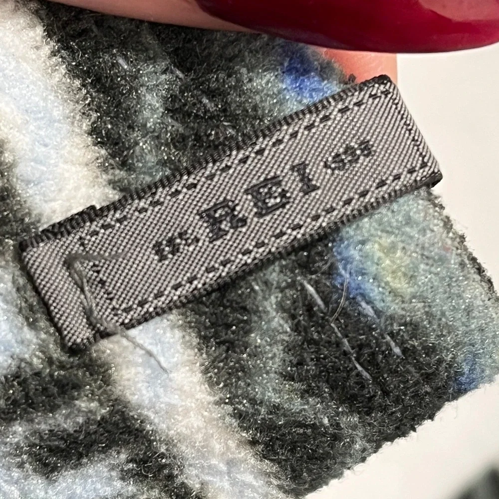 REI Co-op Gorpcore Cabin Fleece Geometric Fair Isle Print‎ Fuzzy Socks Womens OS